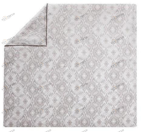 Alexandre Turpault Пододеяльник из хлопкового дамаска с двусторонним принтом Namaste sun-id-1452267