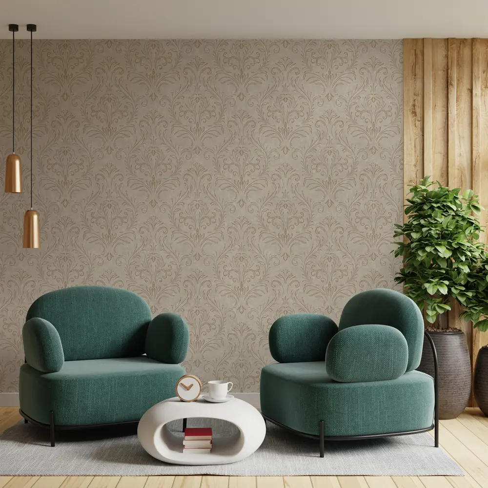 Обои флизелиновые Startdeco Мадина коричневые 1.06 м МП283266 STLM-2081130 - Вид №2