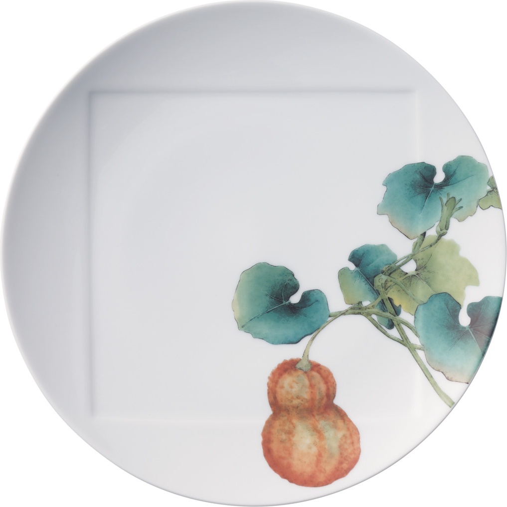 10637887 Noritake Тарелка обеденная Noritake "Овощной букет.Тыква" 27см Фарфор 