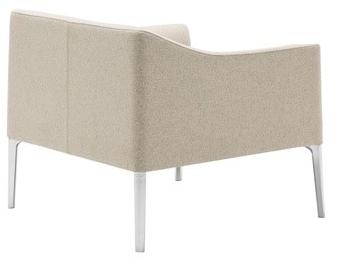 Andreu World Кресло из ткани с подлокотниками Couvé Bu1277 - Вид №1