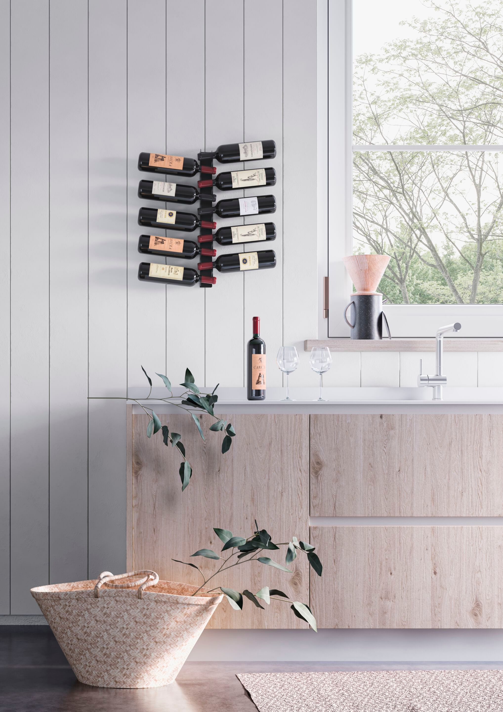 Стальная настенная винная стойка Canel Fucina Design CLASS ARCH-00112751 - Вид №2