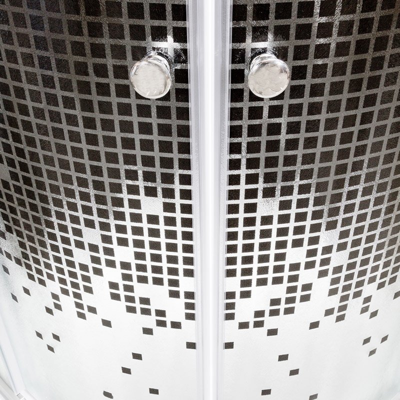 BМ4590 LED с гм. BLACK Душевая кабина DETO Серия ВМ L 890 с гм. и эл. BLACK - Вид №5