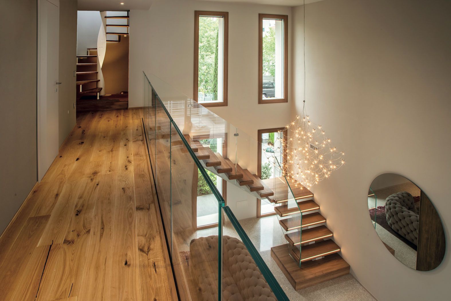 Стеклянные перила для лестницы ALUVETRO Scale ARCH-00070611 - Вид №9