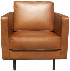 Ethnicraft Кожаное кресло с подлокотниками N501 020219