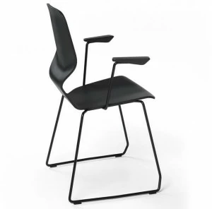 prostoria Стул-санки штабелируемый с подлокотниками Oblikant