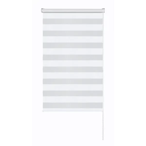 Штора рулонная день-ночь Сиберия 50x160 см белая