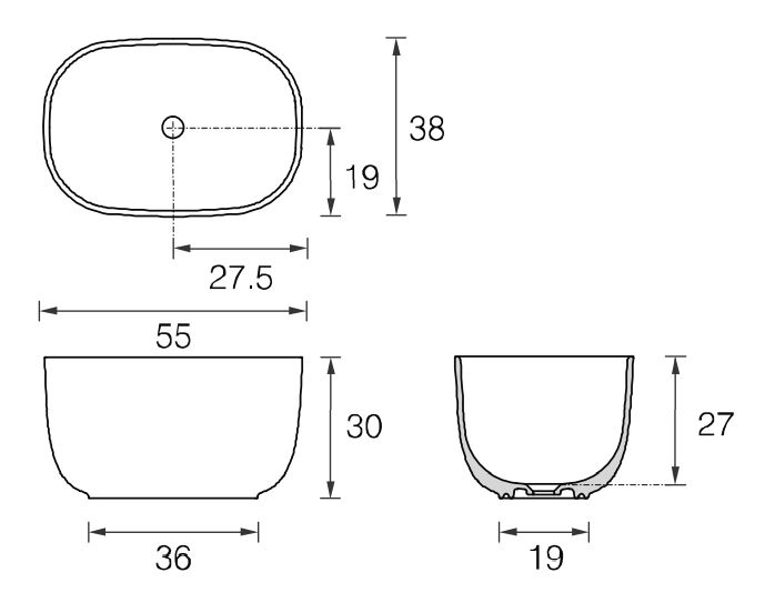 West Mastella  Раковина  - Вид №3