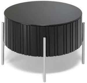 müller möbelfabrikation Низкий круглый металлический журнальный столик для гостиной Twist