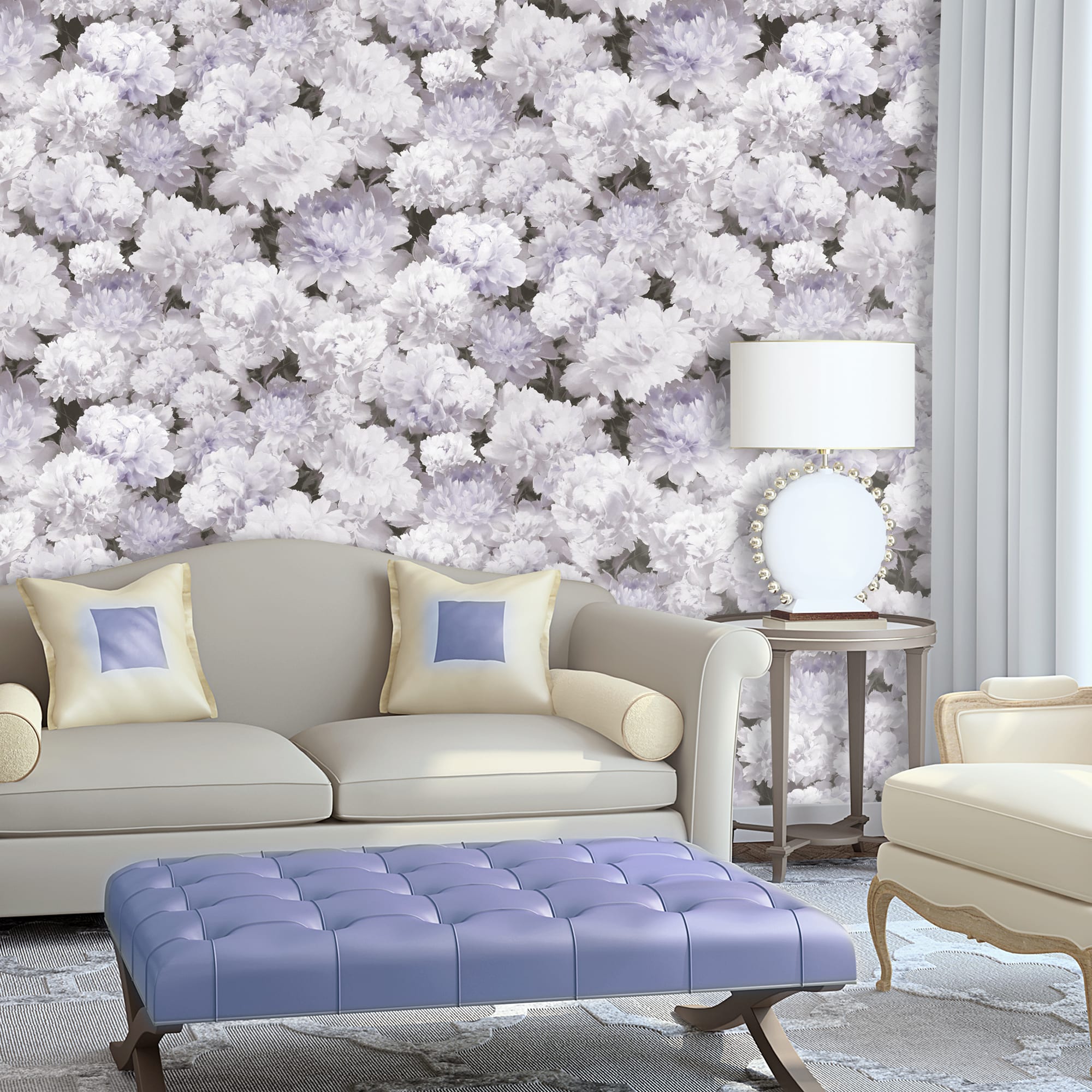 82938302 Обои бумажные серые 0.53 м 645-06 Максима Santreyd  - Вид №3