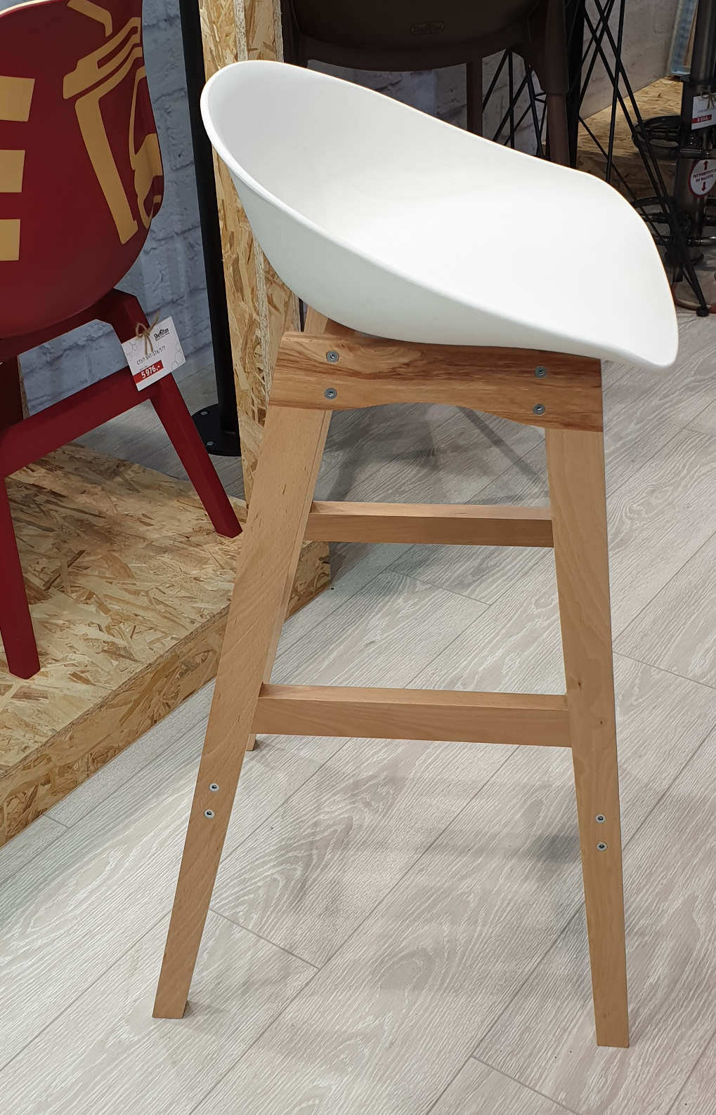 Стул барный SHT-ST19/S65 белый Santreyd  - Вид №2