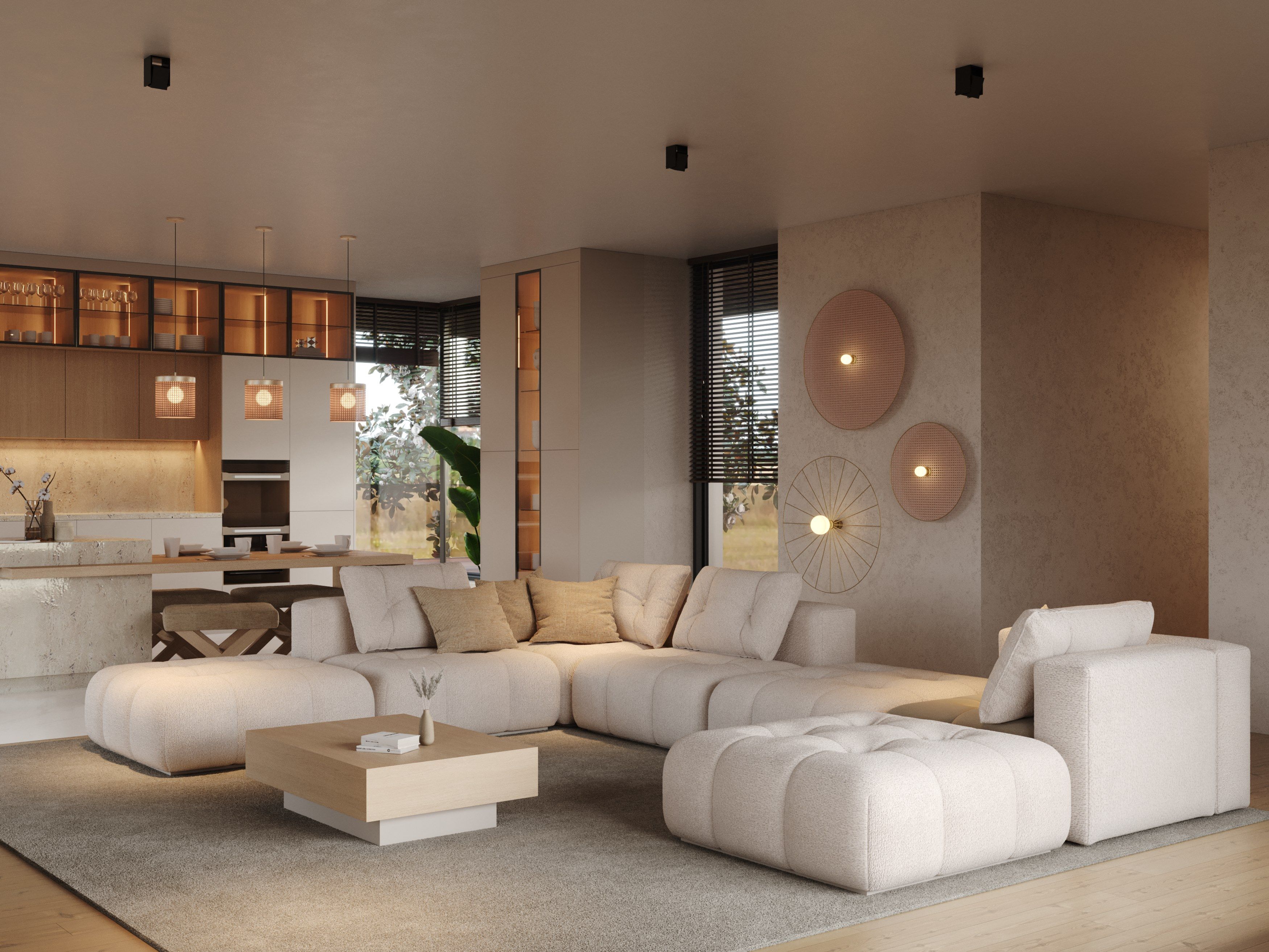 Деревянный прямоугольный низкий журнальный столик Stylish Club Porto ARCH-00103653 - Вид №7