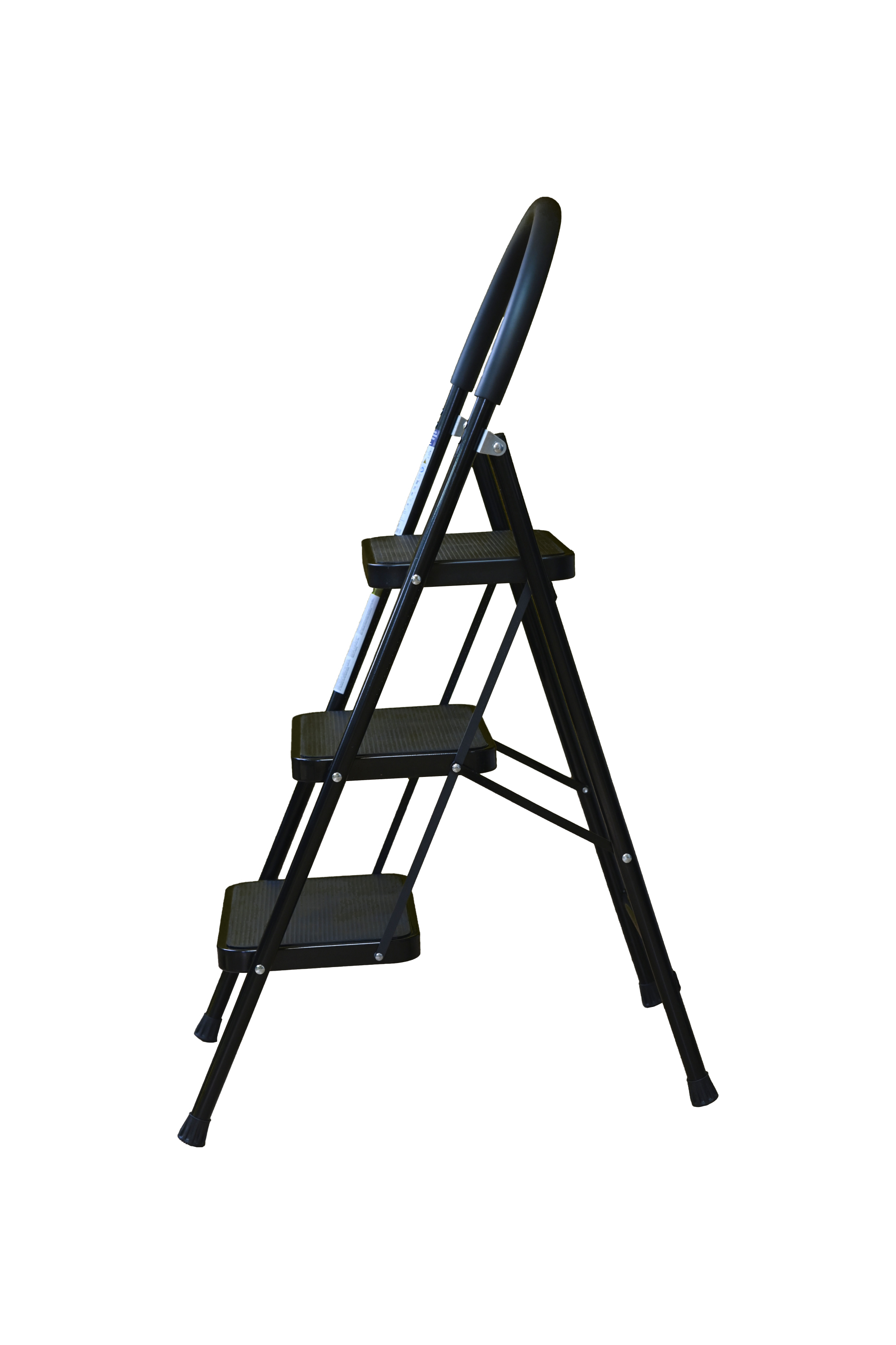 Стремянка-стул с широкими ступенями стальная, 3 ступени ALUMET МСН203 - Вид №2