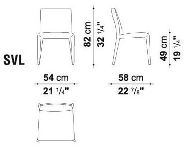 B&B Italia Стул из мягкой ткани Vol au vent sun-id-1495173 - Вид №8
