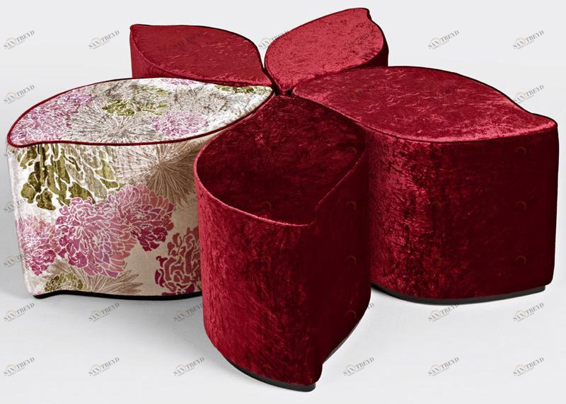 Sicis Пуф из мягкого бархата Nextart sun-id-1378676