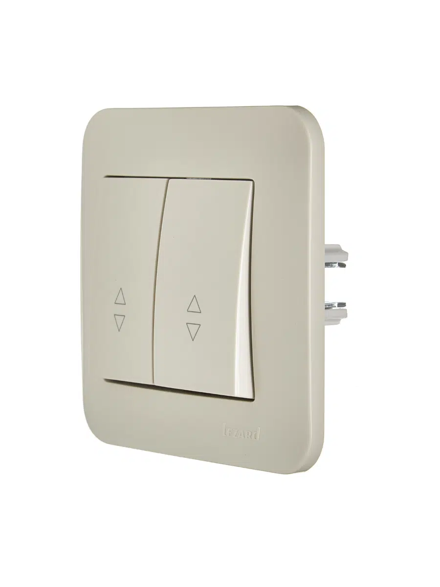 ASTI Выключатель проходной двойной крем LEZARD 7081-0303-106 - Вид №3