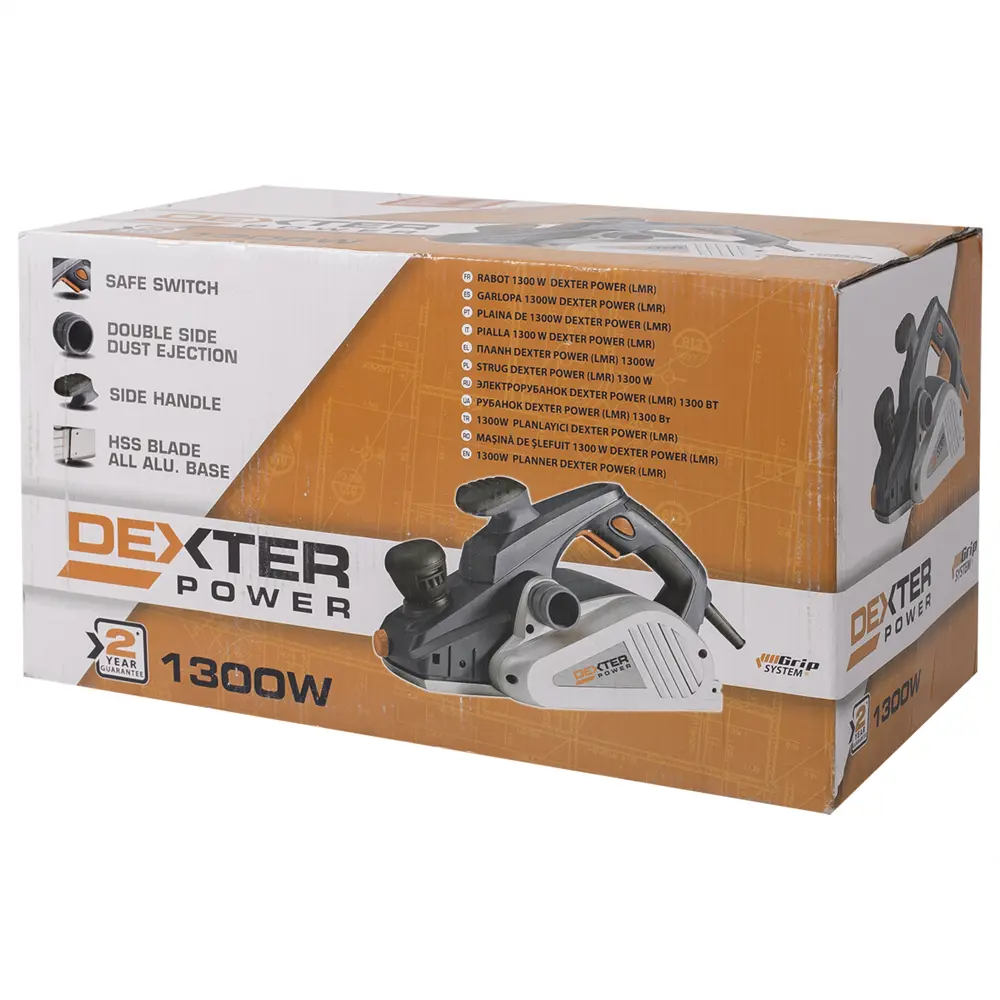Рубанок электрический Dexter, 1300 Вт, 102 мм 14191135 STLM-2203863 DEXTER POWER  - Вид №3