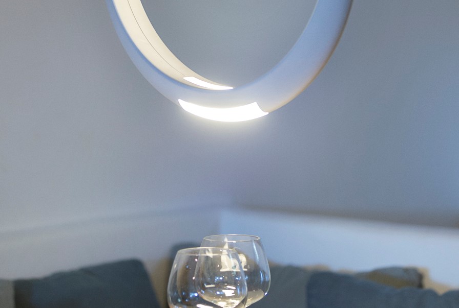 066531 Подвесной светильник серебряный Mantra Ring - Вид №10