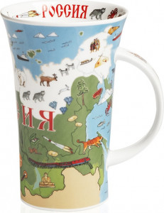 10613364 Dunoon Кружка Dunoon "Россия.Гленко" 500мл Фарфор костяной
