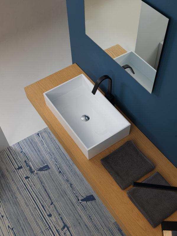 BXLA802 Накладная раковина на столешницу GSG CERAMIC BOX - Вид №4