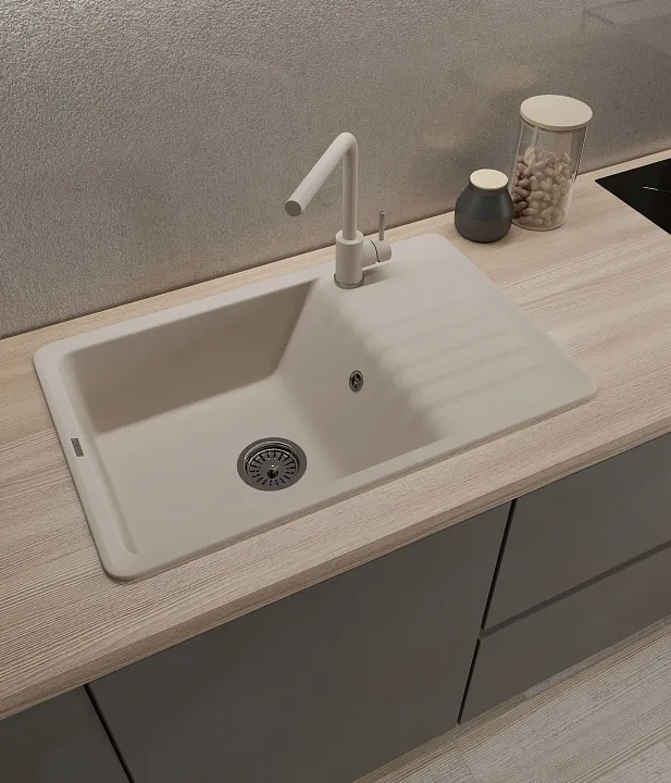 Кухонная мойка Кварц QUARZ S516 GranFest 72-S516 - Вид №1
