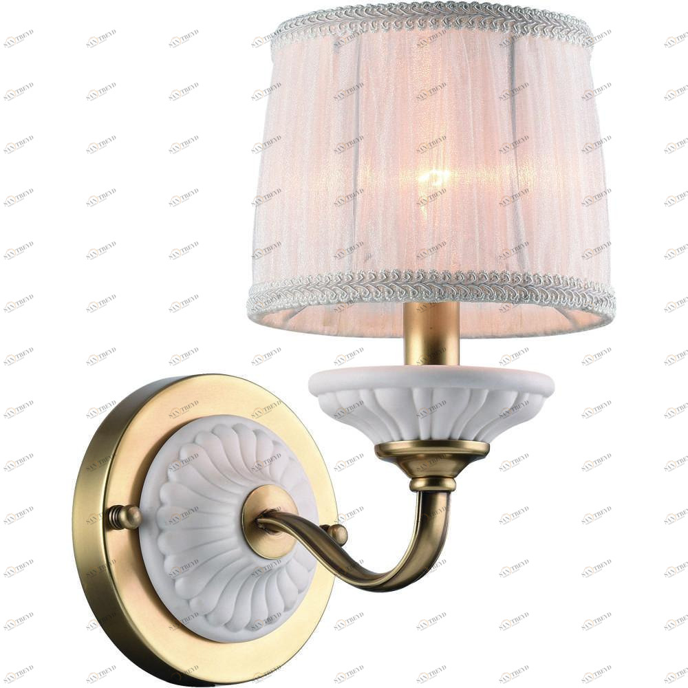 Бра Divinare Dolce 1175/01 AP-1 DIVINARE  078858 Бежевый;белый;золото 