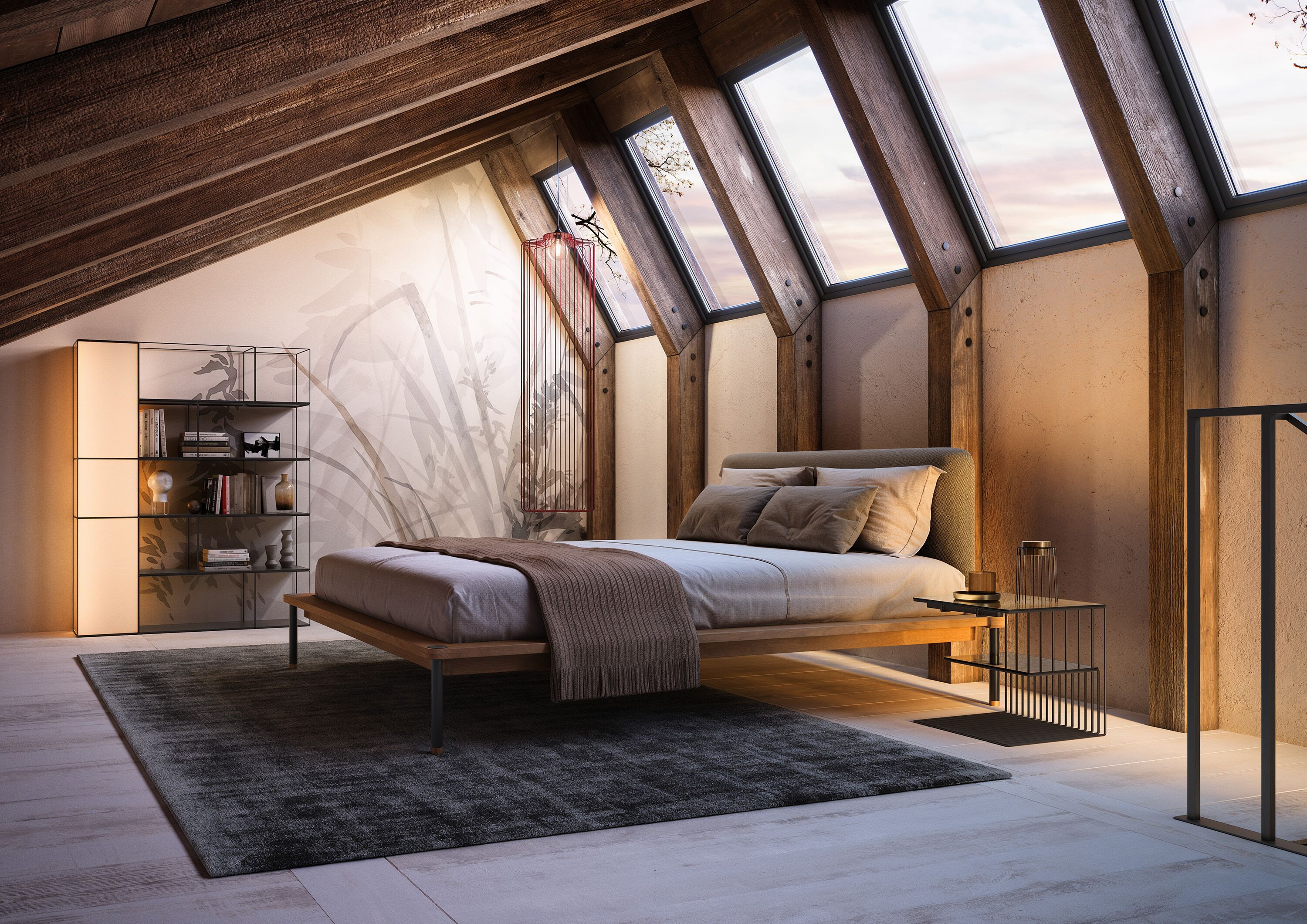 Подвесной светильник из железного стержня Pipedesign he LEI LALTRA ARCH-00100444 - Вид №3