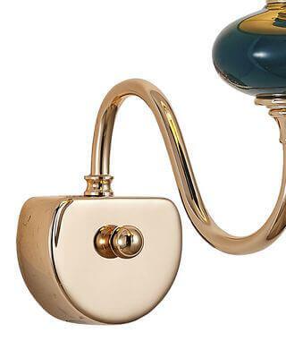 Бра настенное белое Lumien Hall "Макей" 1031/1W-GD-DGN-WT LUMIEN HALL МАКЕЙ 00-3929729 Белый  - Вид №2