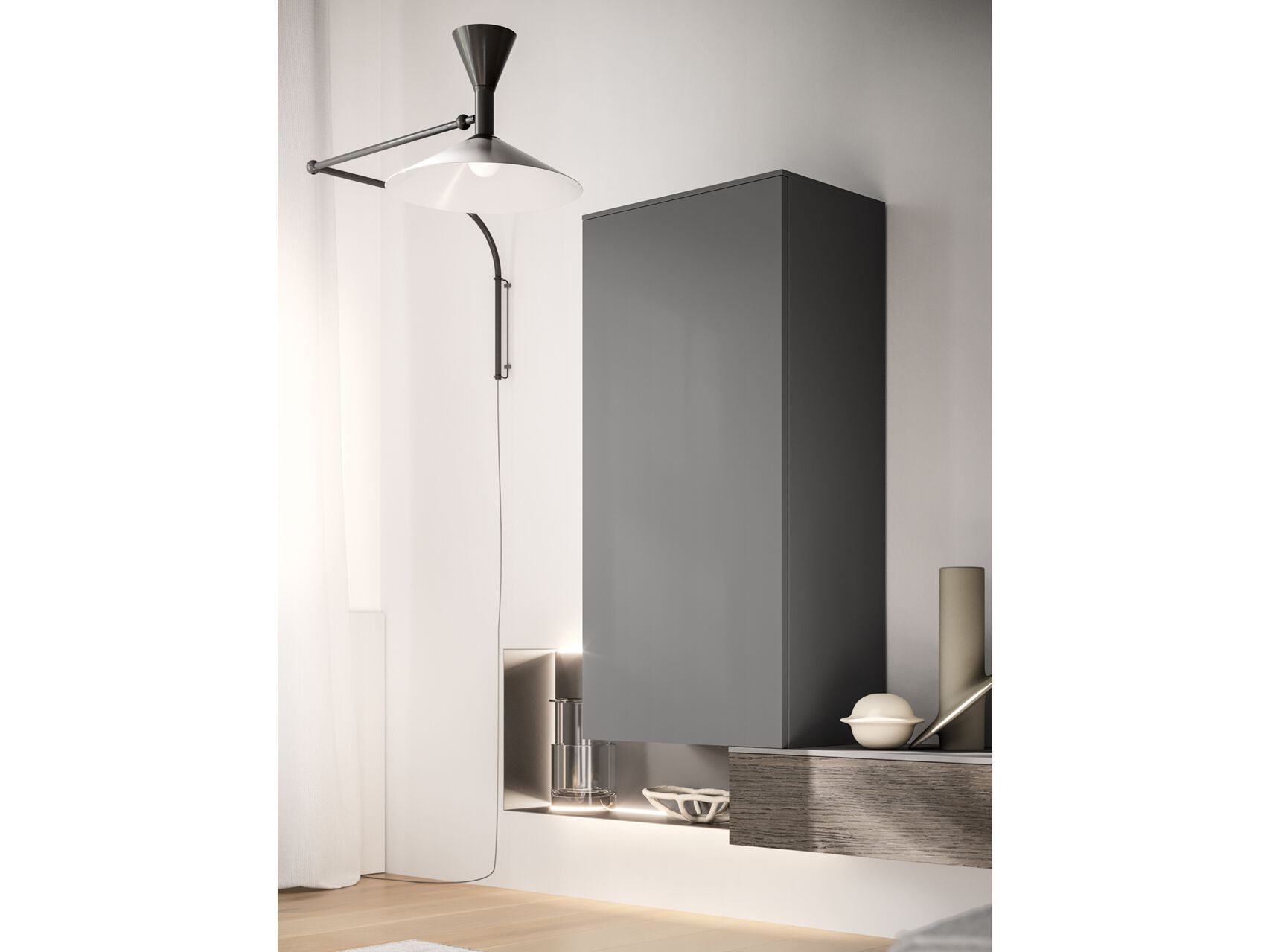 Металлический навесной шкаф Santalucia Mobili Homy ARCH-00091258 - Вид №3