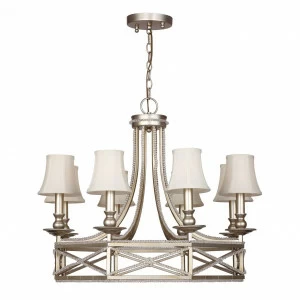 Подвесная люстра Favourite Marquise 1921-8P FAVOURITE ДИЗАЙНЕРСКИЕ, MARQUISE SILVER 057162 Белый