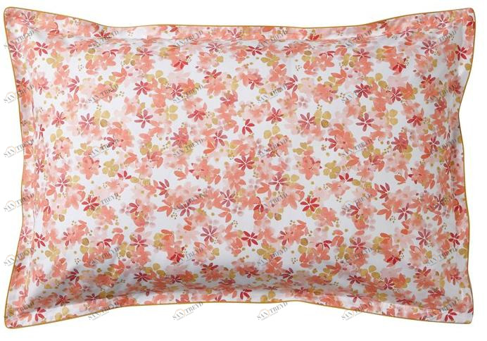 Alexandre Turpault Хлопковая наволочка с принтом и цветочными мотивами Circee sun-id-1513202