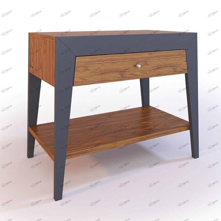 Тумба прикроватная Still, серая, средняя BraginDesign BR0168УОС