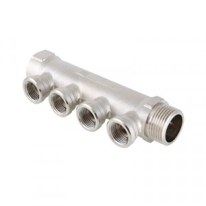 VTc.550.N.0602 Коллектор с внутренней резьбой Valtec 1", 2 х 1/2"