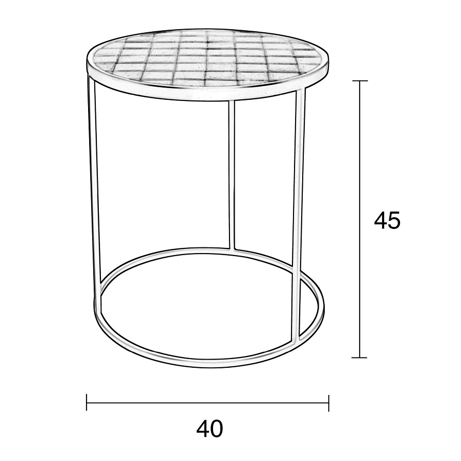 Столик Glazed, черный Zuiver 2300127 - Вид №5