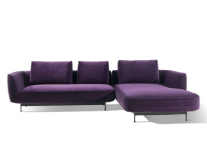 Секционный диван из ткани