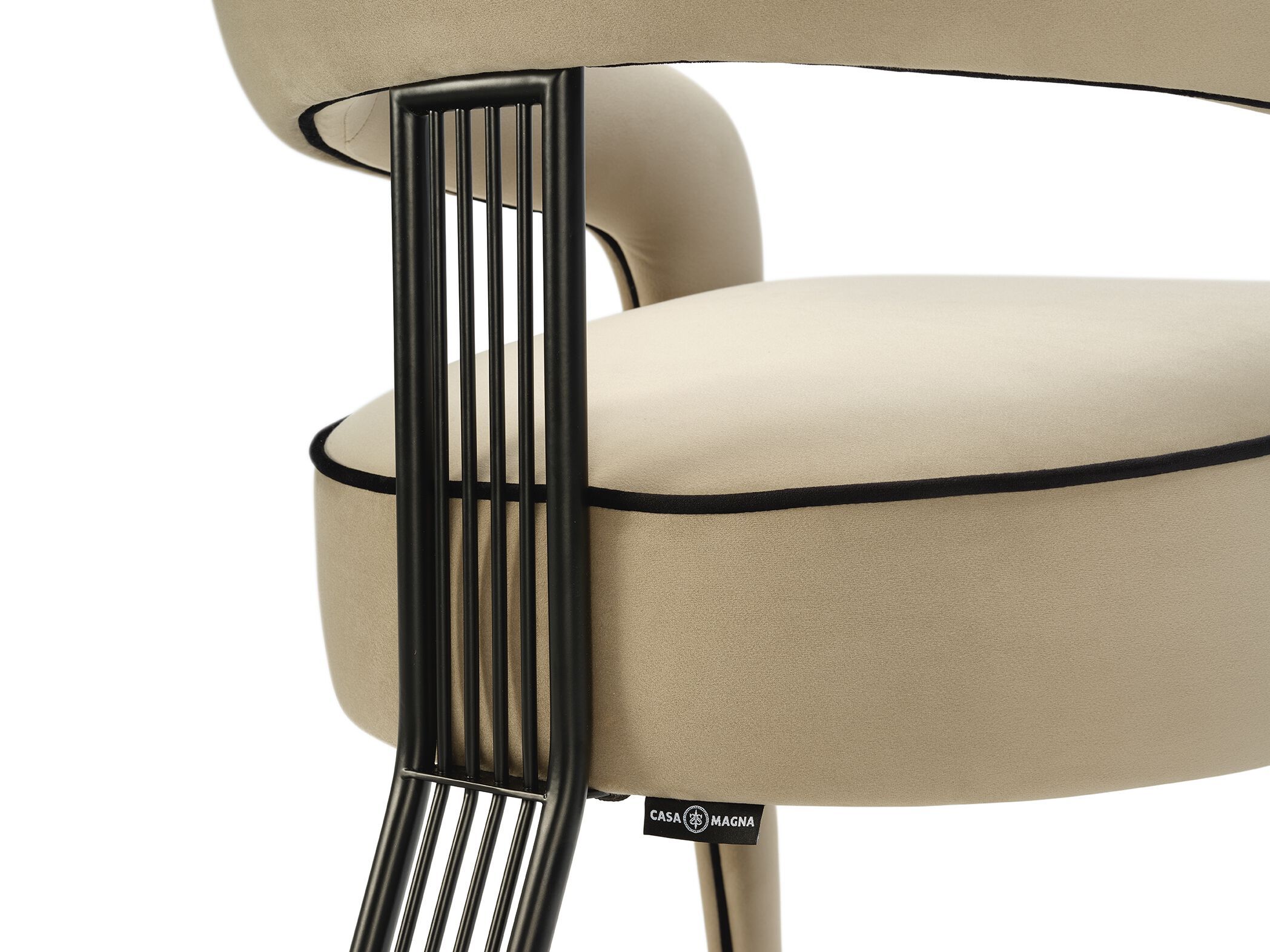 Мягкий тканевый стул с подлокотниками Casa Magna INVICTA II ARCH-00116364 - Вид №8