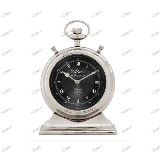 Часы Alain S от Eichholtz EICHHOLTZ ДИЗАЙНЕРСКИЕ, EICHHOLTZ 062401 Хром;черный 