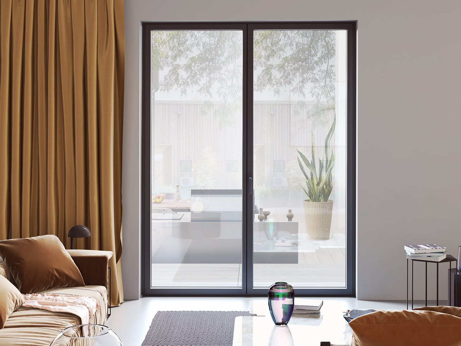 Окно с выдвижными створками из алюминия D&V Serramenti AWS 75 BS HI+ ARCH-00081460 - Вид №1