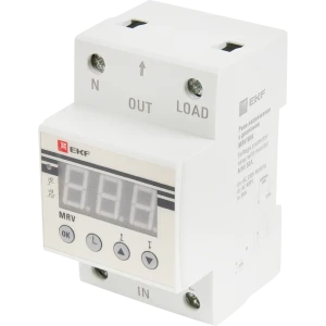 Реле напряжения с дисплеем EKF MRV 50A