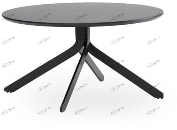 ROSSIN Круглый журнальный столик из стали Tonic metal sun-id-1380902