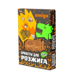 Брикеты для розжига Amigo 75204 64 шт. - быстрый и надежный старт огня 89404349