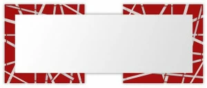 LAS Зеркало настенное прямоугольное в раме