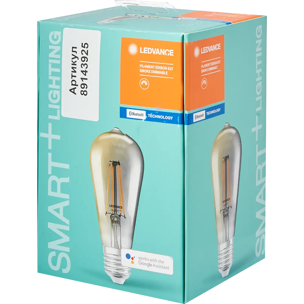 Лампа умная светодиодная Osram Smart Plus E27 220-240 В 6 Вт эдисон тонированная 540 лм, теплый белый свет 89143925 STLM-2092828 LEDVANCE  - Вид №3