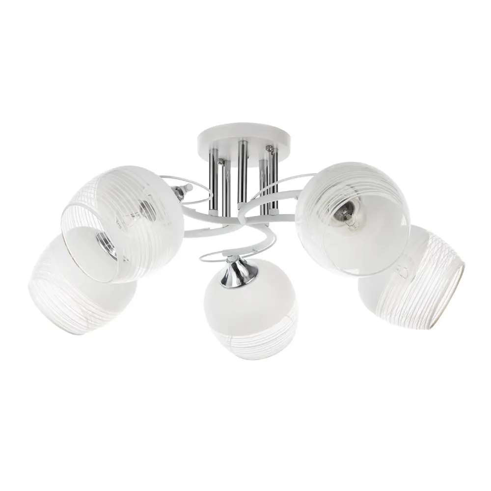 Люстра потолочная Arte Lamp Atria 5 ламп 15 м² цвет белый 82717042 STLM-2021023 