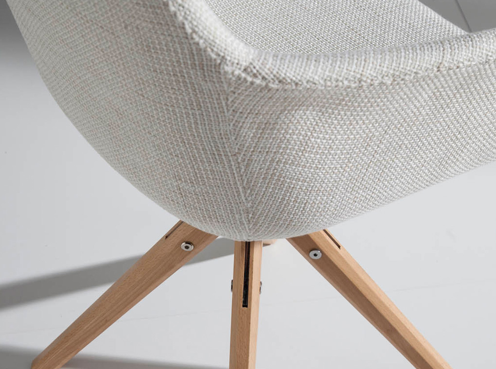 Кресло поворотное DC-S084A от Angel Cerda ANGEL CERDA ДИЗАЙНЕРСКИЕ 321431 Белый  - Вид №6