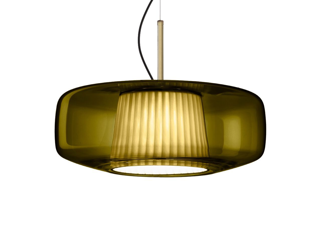 Выдувное стекло светодиодный подвесной светильник Vetreria Vistosi плиссе ARCH-00065405 - Вид №18