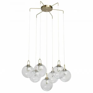 Подвесная светодиодная люстра De Markt Крайс 5 657011307 DE MARKT ДИЗАЙНЕРСКИЕ, КРАЙС 187315 Бронза