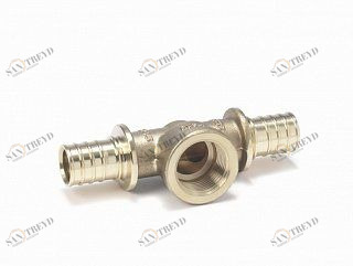 REHAU Тройник с внутренней резьбой 32-ВР 3/4"-25 RAUTITAN MX латунь 139011