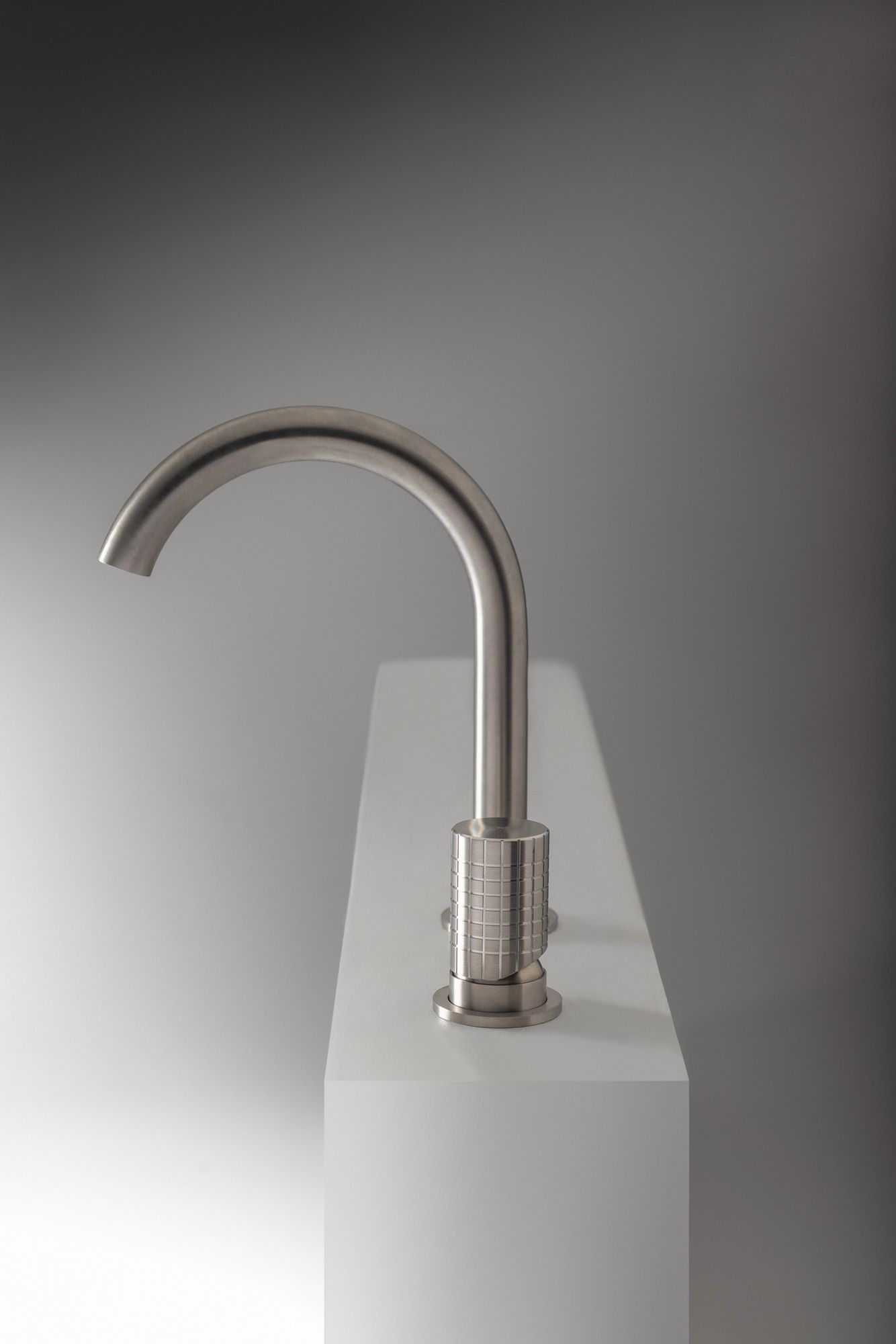 Однорычажный смеситель для раковины из нержавеющей стали с 2 отверстиями Zazzeri Z316_SH ARCH-00102554 - Вид №1