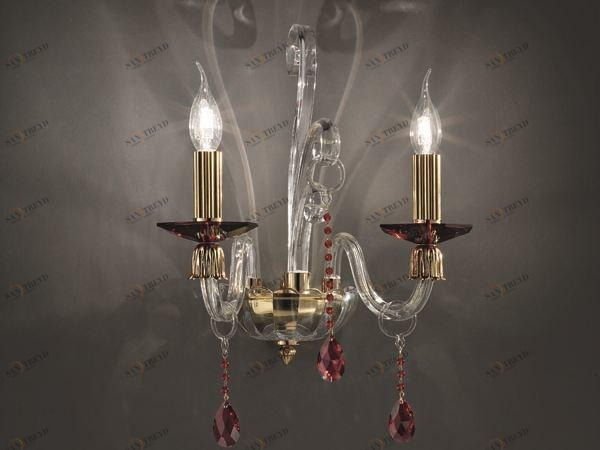 Euroluce Lampadari Настенный светильник с кристаллами swarovski® Rubino alicante sun-id-1492215
