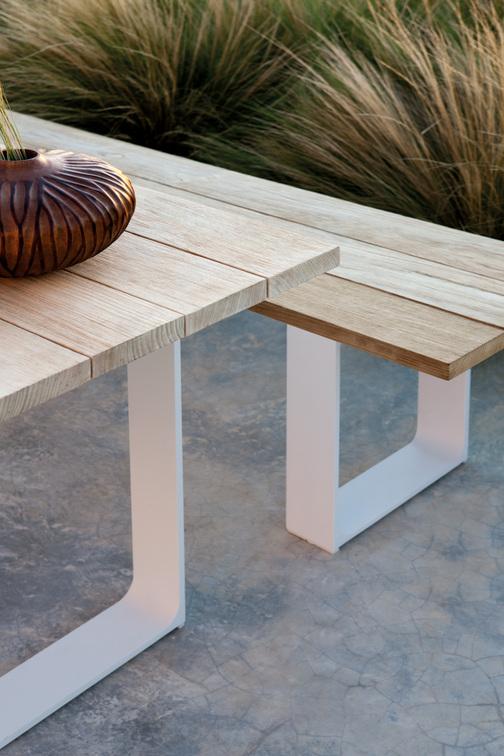 Обеденный стол pwi white f8 270см x 107см Manutti Prato MNST239 - Вид №4